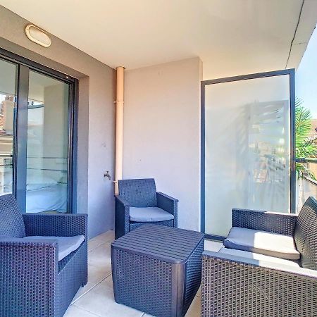 2P Cannes Centre-Ville Terrasse Extérieur photo